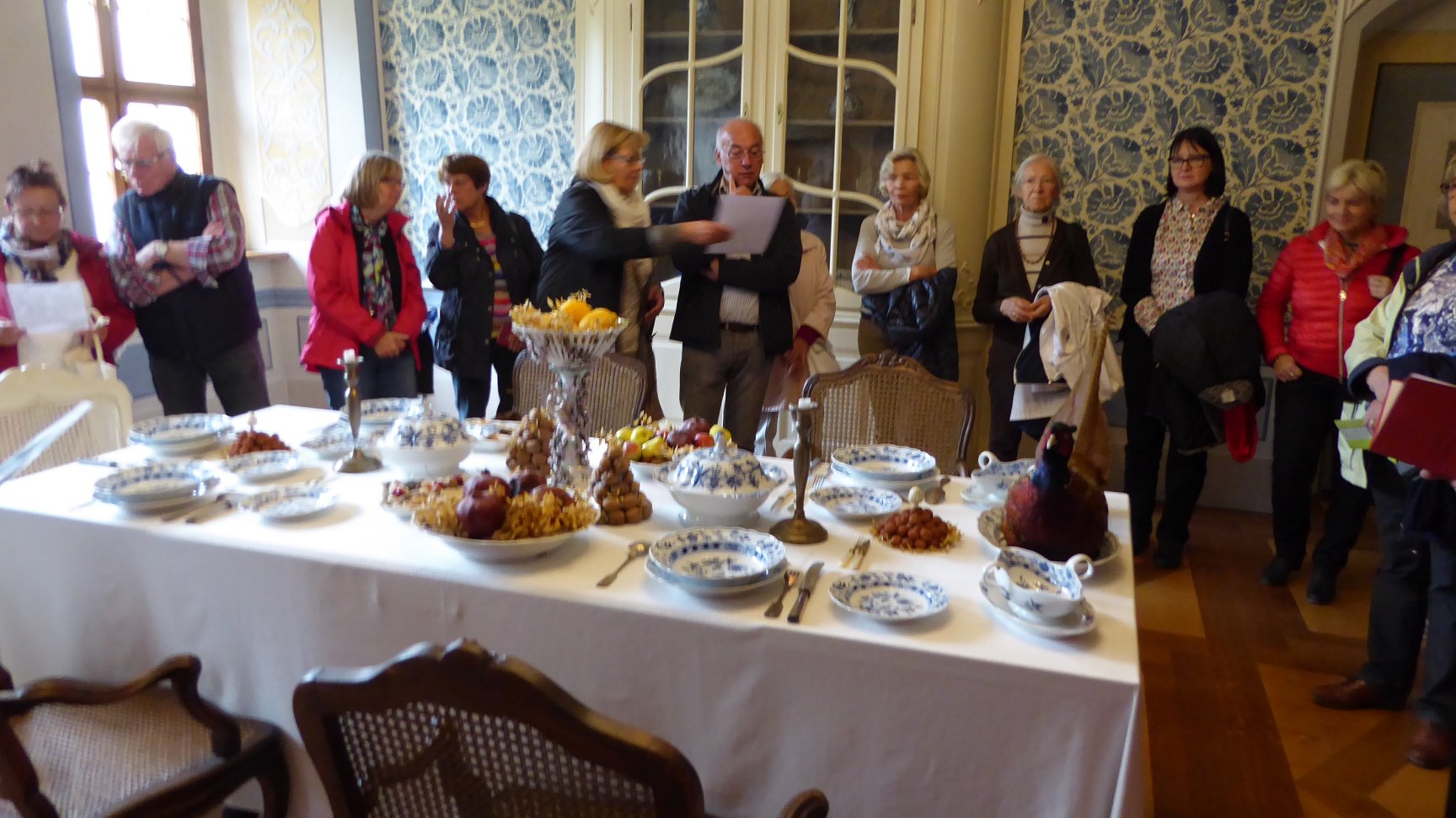 Buffet für die Teilnehmer der Seniorenfahrt Buffet für die Teilnehmer der Seniorenfahrt